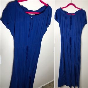 BLUE maxi Dress EUC 👗